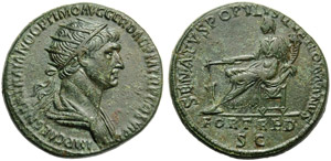 Traiano (98-117), Dupondio, Roma, 114-117 ... 