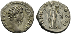 Elio Cesare (Adriano, 117-138), Denario, ... 