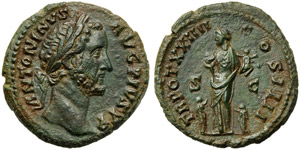 Antoninus Pius (138-161), As, Rome, AD ... 