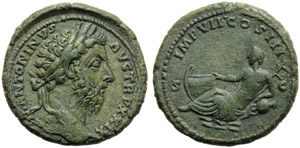 Marcus Aurelius (161-180), As, Rome, AD ... 