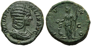 Julia Domna (Caracalla, 198-217), Dupondius ... 