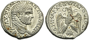 Caracalla (198-217), Tetradrachm, Seleucia ... 