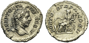 Geta (209-212), Denario, Roma, 211 d.C.; AR ... 