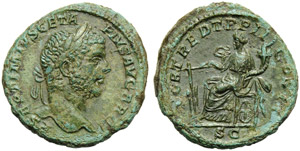 Geta (209-212), As, Rome, AD 211; AE (g ... 