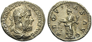Macrino (217-218), Denario, Roma, c. 217-218 ... 
