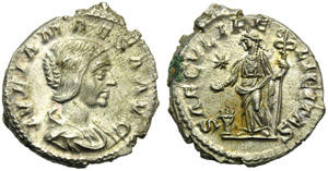 Julia Maesa (Elagabalus, 218-222), Denarius, ... 