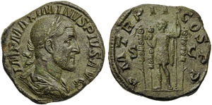 Massimino I (235-238), Sesterzio, Roma, 236 ... 