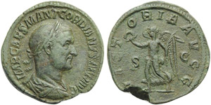 Gordiano I (238), Sesterzio, Roma, Marzo - ... 