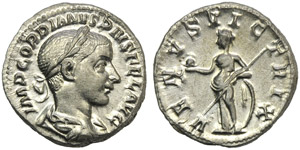 Gordian III (238-244), Denarius, Rome, AD ... 