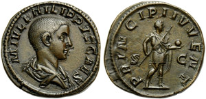 Philip II, as caesar (Philip I, 244-249), ... 
