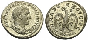 Filippo II (247-249), Tetradramma, Siria: ... 