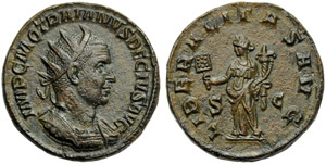 Trajan Decius (249-251), Dupondius, Rome, AD ... 