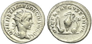 Erennio Etrusco, come Cesare (Traiano Decio, ... 