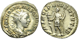 Hostilian, as Caesar (Trajan Decius, ... 
