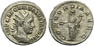 Volusian (251-253), Antoninianus, Rome, AD ... 