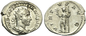 Emiliano (253), Antoniniano, Roma, 253 d.C.; ... 