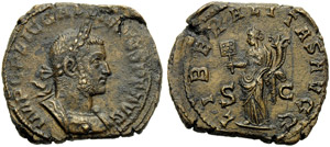 Gallieno (253-268), Sesterzio, Roma, 255-256 ... 