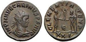Carino (283-285), Antoniniano, Cizico, ... 