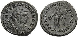 Constantius I, as Caesar (Maximianus ... 