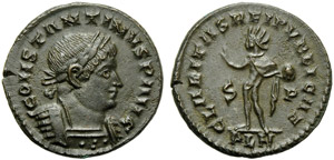 Costantino I (306-337), Nummus, Londinium, ... 