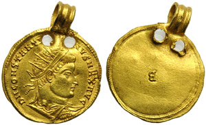 Costantino I (306-337), Medaglia con ... 