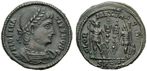 Delmatius, Caesar (335-337), Nummus, ... 