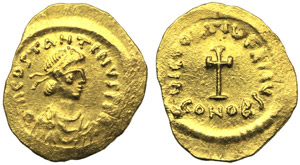 Tiberio II Costantino (578-582), Tremisse, ... 