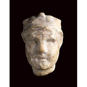 Graeco Roman marble ruler head  2nd - 1st ... 