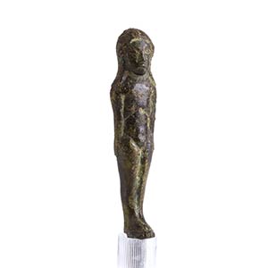 Etruscan bronze votive kouros  6th ... 