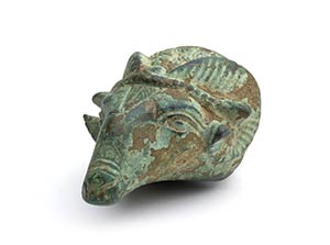 Greek bronze ram protome 4th century BC; ... 