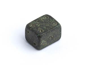 Roman bronze gaming dice 1st - 3rd century ... 