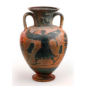 Etruscan black figured amphora Second half ... 
