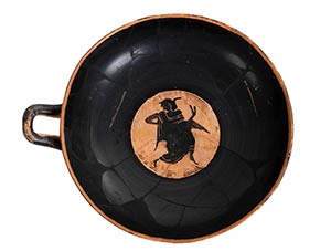 Attic black figure Kylix ca. 5th century BC; ... 