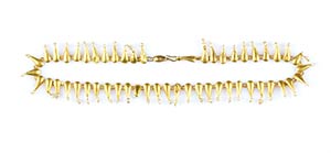 Roman gold and pearls necklace 3rd - 4th ... 