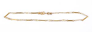 Roman gold and pearls necklace 3rd - 4th ... 