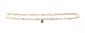 Roman gold and garnet necklace 2nd - 3rd ... 