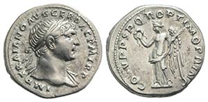 Trajan (98-117). AR Denarius (18.5mm, 3.30g, ... 