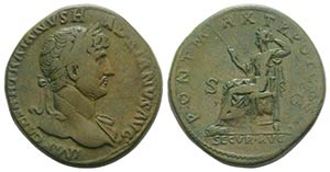 Hadrian (117-138). Æ Sestertius (34.5mm, ... 