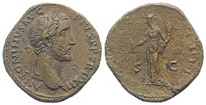 Antoninus Pius (138-161). Æ Sestertius ... 