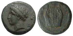 Sicily, Adranon, c. 340-330 BC. Æ Hexas ... 