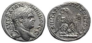 Caracalla (198-217). Phoenicia, Tyre. AR ... 