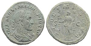 Maximinus I (235-238). Æ Sestertius (32mm, ... 