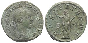 Philip II (247-249). Æ Sestertius (29mm, ... 