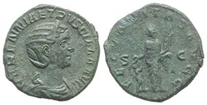 Herennia Etruscilla (Augusta, 249-251). Æ ... 