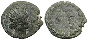 Anonymous issues, time of Gallienus, c. AD ... 