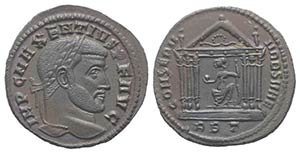 Maxentius (307-312). Æ Follis (25mm, 5.66g, ... 