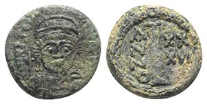 Justinian I (527-565). Æ 10 Nummi (15mm, ... 