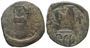 Heraclius (610-641). Æ 40 Nummi (32mm, ... 