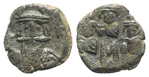 Constans II (641-668). Æ 40 Nummi (18mm, ... 