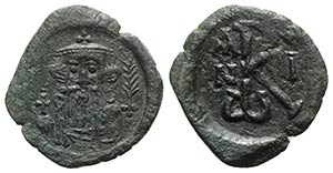 Constans II (641-668). Æ 20 Nummi (23mm, ... 